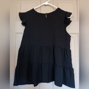 SHEIN Tiered Babydoll Top - Size Small